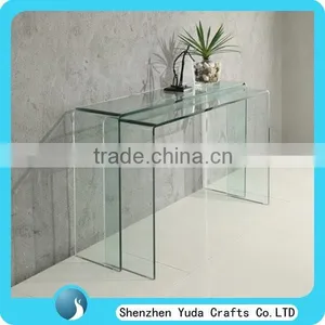 Wholesale Price Clear Perspex End Table Sofa Table Acrylic Waterfall Table thumbnail-5