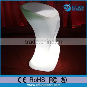 Rechargeable Rgb Led Light Bar Furniture, PE Material Led Bar Chair thumbnail-4