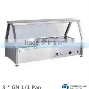 Bain Marie - Table Top, 3 x GN 1/1 (100 MM High), S/S, CE, TT-WE1203 thumbnail-1
