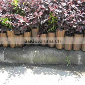 Colored High-low Wood Edging for Garden Decoration thumbnail-1