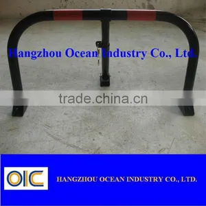 Black Colour Steel Manually Packing Post,car Park Barrier thumbnail-1