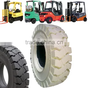 Tyre Manufacturers in China Produce Non Marking Forklift Tires White thumbnail-1