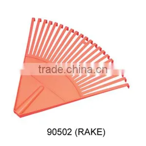 Garden Tools Mini Small 22 Tooth Plastic Rake 90502 thumbnail-1