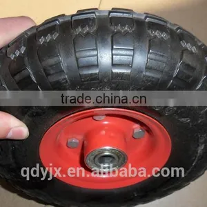 Hot Sale Pneumatic Rubber Solid Mute Beach Wheel thumbnail-1