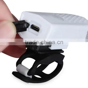 Water Resistant Rechargeable Mountain Bike Front Light With USB Changer for Night Cycling Bicycle Accessories thumbnail-6