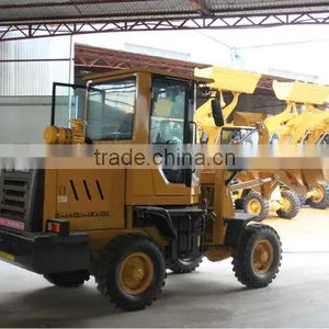 ZL-12 Mini Wheel Loader On Construction thumbnail-1