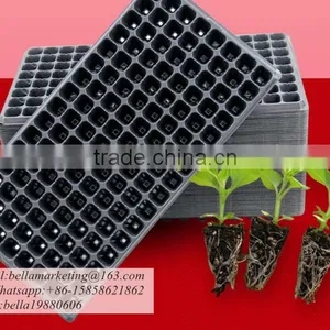 Agriculture Seed Tray Plastic Seedling Tray / Nursery Plug Tray 128 Cells thumbnail-1