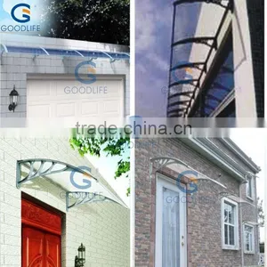 Block Out Rain and Sun Polycarbonate Sheet Awning With Sun Shield thumbnail-6