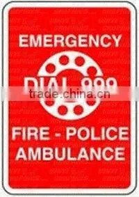 Emergency 999 Safety Sticker thumbnail-1