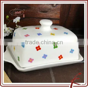 Hot Selling Ceamic Covered Butter Dish thumbnail-1