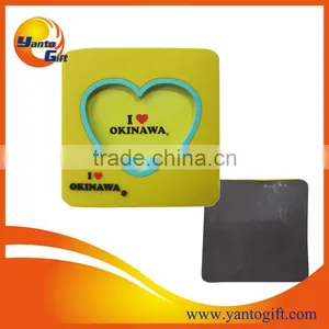 Magnetic Mini Heart Shape PVC Photo Frame thumbnail-1