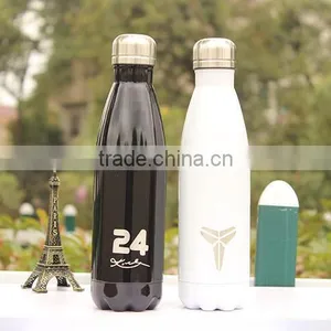 500ml Stainless Steel Skull Printing Water Bottle Outdoor Sports Water Bottle thumbnail-3