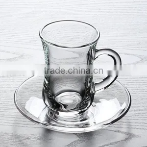 4.5oz Insulated Glass Coffee Mugs With Handles thumbnail-2