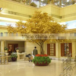 SJ2001008 Wholesale Artificial Tree Landscape Cheap Make Model Tree Golden Artificial Outdoor Trees thumbnail-3