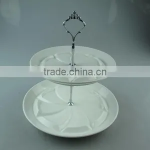 Stocklot Ceramic Cake Stand/candy Stand for Weeding/party/daily Use in Cheap Price thumbnail-1