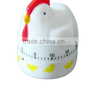 Cute Chick Shape Plastic Mechanical Timer /cock Countdown Kitchen Timer thumbnail-1