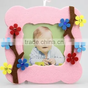 Hot Best Selling New Products Custom Beautiful Flowers Decor Craft Felt Fabric Love 3d Digital Picture Photo Frame Family Tree thumbnail-1