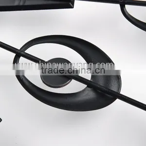 Metal Wall Digital Clock With Eye and Mirror thumbnail-5