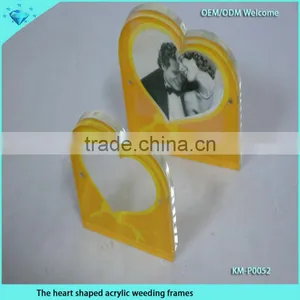 Fashion Heart Shaped Acrylic Weeding Frames for Weeding and Holiday thumbnail-1
