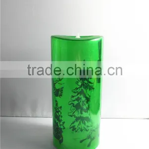 Color Changing Glass Candle Holder for Home Decoration thumbnail-6