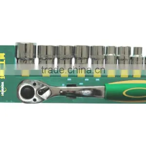 Exchangeable Torque Wrench Spanner 10 Pcs Socket Wrench Set thumbnail-1