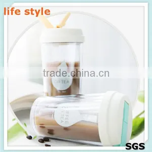 Wholesale New Fashion 16oz Plastic Cup With Straw thumbnail-1