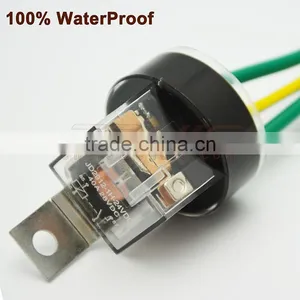 Integrate Waterproof Relay Vehicle 12Volt 40A Transparent Relay SPST 4 Pins thumbnail-1