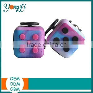 Hand Help Toy Fidget Cube Anxiety Relief Fidget Cube With Buttons thumbnail-1