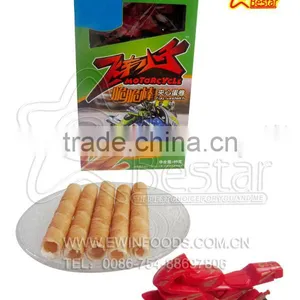 Egg Roll Cream Biscuit With Motorcycle Shape Toy thumbnail-1