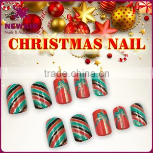 2017 New Design Christmas Fake Nails Nail Art Design thumbnail-2