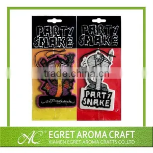 Fast and Hot Selling Cotton Paper Card in the Car Air Freshener Make Hanging Paper Car Air Freshener thumbnail-5