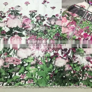 Beautiful Floral Polyester Fabric for Jacket Small Flowers Cloth Material 100 Polyester Fabric thumbnail-1