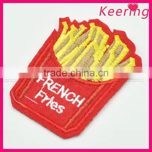 New Design Pretty French Fries Embroidery Patch Fabric Craft WEF-175 thumbnail-2