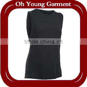 OEM Moisture Wicking Breathable Dropped Armholes Tank Top Women,Custom Stringer Tank Top,tank Top Manufacturer. thumbnail-3