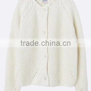 High Quality Hand Made Crochet Mesh Stylish Girls Sweater Cardigan(BKNB27) thumbnail-1