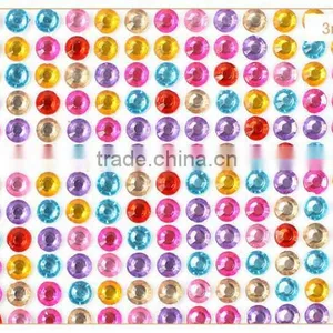 2017 Customized Crystal Diamond Acrylic Sticker Rhinestone Sticker thumbnail-1