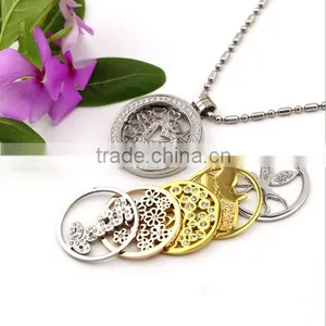 Gold 33MM Coin Dream Peace Faith Love Angel Coin Round Disc Charm thumbnail-4