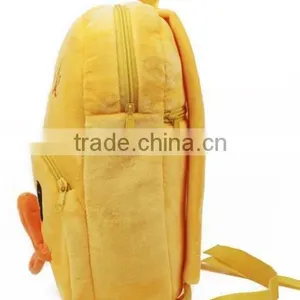 2015 Duck Plush Bags 3D Wholesale Children School Bag Baby Cartoon School Bag for Kids thumbnail-2