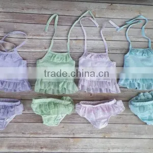 Girl Child Swimsuit Kid Seersucker Swimsuit Kids Swimwear for Girls thumbnail-2