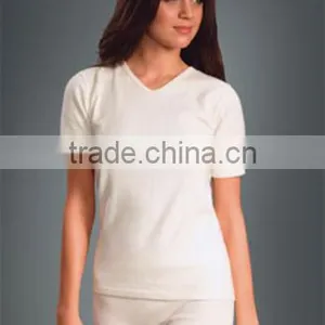 High Quality Angora Thermal Short-sleeved Shirt Sweater In Stock thumbnail-1