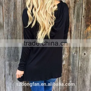 New Spring Autumn Casual Women Tshirt Loose 100% Cotton Top Tee Lady's V-neck Tshirts Plu Size thumbnail-3