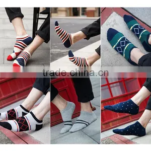 New Style Different Pattern Cotton Korean Style Men Wear Sport Ankle Invisible Sock Compression Sock thumbnail-6