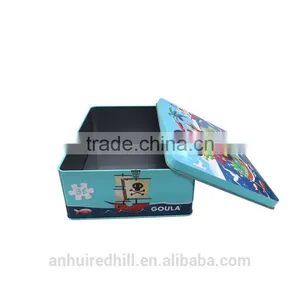 Square Cookie Tin Boxes With Custom Designs Christmas Cookie Tin Box thumbnail-3