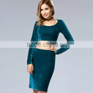 All Have in Stock Top Quality Long Sleeve Bodycon Dress for Women 2017 thumbnail-4