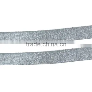 String Materials Gray 6mm, 2 Yards Cowhide Leather Jewelry Cord Rope thumbnail-1