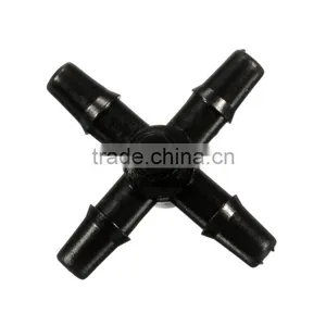Hot Sale 5 Way Agricultural Garden Plastic Irrigation Connector 1/4 Inch Barb Drip Cross Connector Fittings Garden Sprinklers thumbnail-4