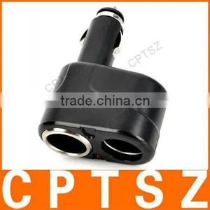 Dual Car Cigarette Sockets Power Adapter thumbnail-1