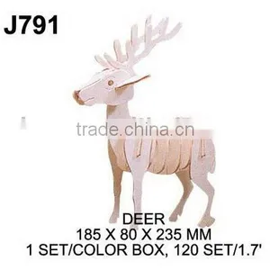J791 DIY WOODEN PUZZLE SET thumbnail-1