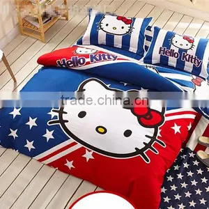 Hot Selling Hello Kitty Bedding Sets Kids Cotton Bedding Set Wholesale Price thumbnail-5