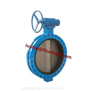 U Type Double Flanged Butterfly Valve thumbnail-1